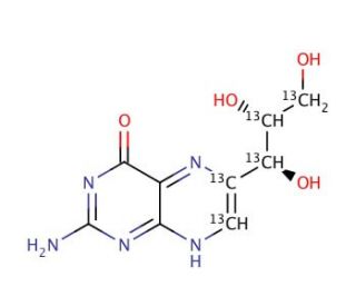 D-Neopterin-13C5 (CAS 1217632-04-6) - chemical structure image