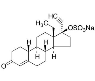 D-(&minus;)-Norgestrel Sulfate Sodium Salt - chemical structure image