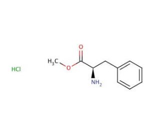 D-Phenylalanine Methyl Ester Hydrochloride (CAS 13033-84-6) - chemical structure image