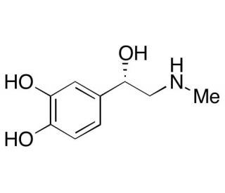 D-(+)-Epinephrine (CAS 150-05-0) - chemical structure image
