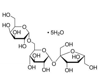 D-(&plus;)-Raffinose pentahydrate (CAS 17629-30-0) - chemical structure image