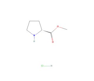 D-Proline Methyl Ester Hydrochloride (CAS 65365-28-8) - chemical structure image
