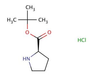 D-Proline t-butyl ester hydrochloride (CAS 184719-80-0) - chemical structure image