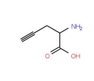 D-Propargylglycine (CAS 23235-03-2) - chemical structure image