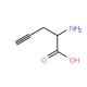 D-Propargylglycine (CAS 23235-03-2) - chemical structure image