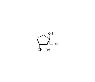 D-Ribulose (CAS 488-84-6) - chemical structure image