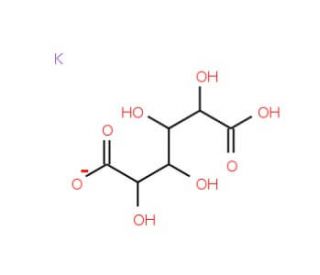 D-Saccharic acid potassium salt (CAS 576-42-1) - chemical structure image