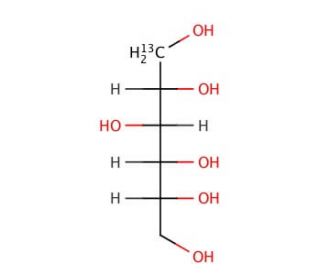 D-Sorbitol-1-13C (CAS 132144-93-5) - chemical structure image