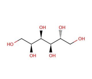 D-Sorbitol (CAS 50-70-4) - chemical structure image