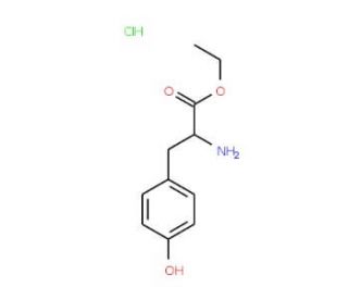 D-Tyrosine ethyl ester hydrochloride (CAS 23234-43-7) - chemical structure image