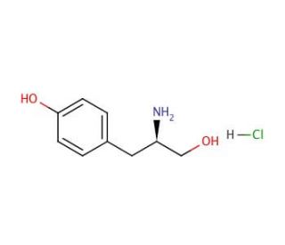 D-Tyrosinol hydrochloride (CAS 40829-04-7) - chemical structure image