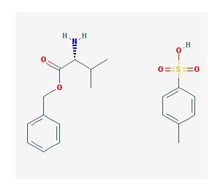 D-Valine benzyl ester 4-toluenesulfonate salt (CAS 17662-84-9) - chemical structure image