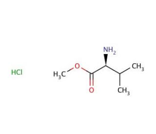 D-Valine methyl ester hydrochloride (CAS 7146-15-8) - chemical structure image