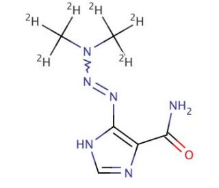 Dacarbazine-d6 (CAS 1185241-28-4) - chemical structure image