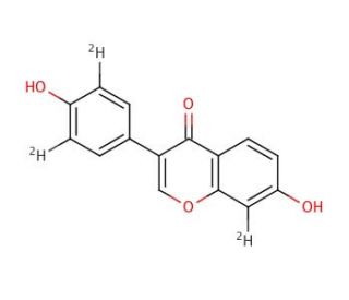Daidzein-3&prime;,5&prime;,8-d3 (CAS 220930-96-1) - chemical structure image