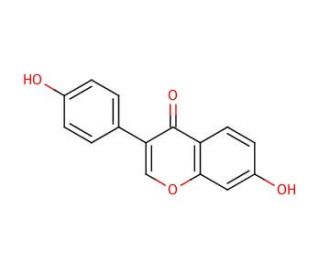 Daidzein (CAS 486-66-8) - chemical structure image