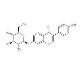 Daidzin (CAS 552-66-9) - chemical structure image
