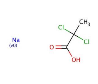 Dalapon-sodium (CAS 127-20-8) - chemical structure image