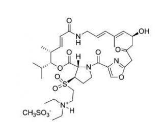 Dalfopristin (as mesylate) (CAS 112362-50-2) - chemical structure image