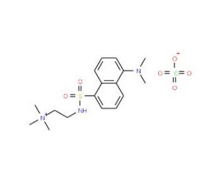 (Dansylaminoethyl) tri methyl ammonium perchlorate (CAS 33423-98-2) - chemical structure image