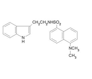 Dansyltryptamine (CAS 13285-17-1) - chemical structure image