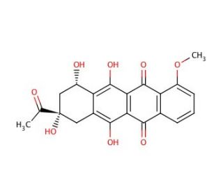 Daunomycinone (CAS 21794-55-8) - chemical structure image
