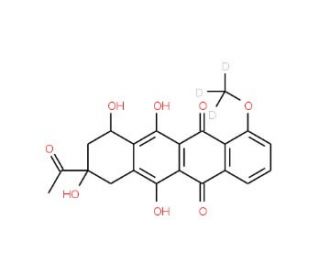 Daunomycinone-d3 - chemical structure image