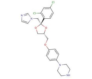 Deacetyl Ketoconazole (CAS 67914-61-8) - chemical structure image