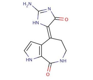 Debromohymenialdisine (CAS 75593-17-8) - chemical structure image