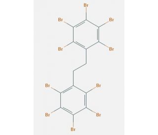 Decabromodiphenylethane (CAS 84852-53-9) - chemical structure image