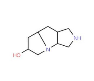 Decahydropyrrolo[3,4-b]pyrrolizin-6-ol - chemical structure image
