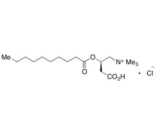 Decanoyl-L-carnitine chloride (CAS 369651-88-7) - chemical structure image