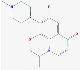 Decarboxyl Ofloxacin - chemical structure image