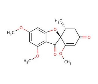 Dechlorogriseofulvin (CAS 3680-32-8) - chemical structure image