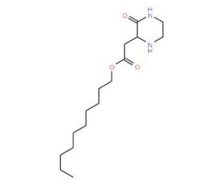Decyl 2-(3-oxo-2-piperazinyl)acetate - chemical structure image