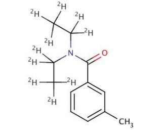 Deet-d10 (CAS 1215576-01-4) - chemical structure image