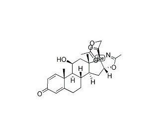 Deflazacort (CAS 14484-47-0) - chemical structure image