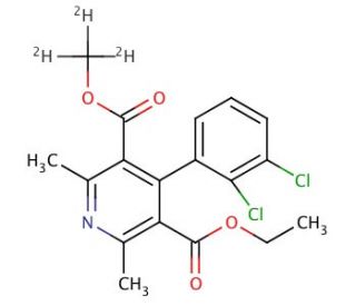 Dehydro Felodipine-d3 (CAS 1189916-52-6) - chemical structure image