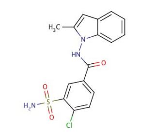 Dehydro Indapamide (CAS 63968-75-2) - chemical structure image