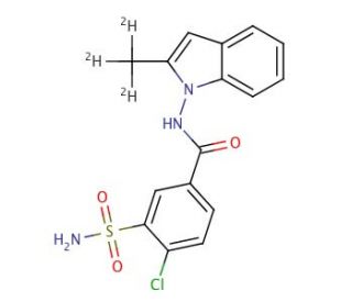 Dehydro Indapamide-d3 - chemical structure image