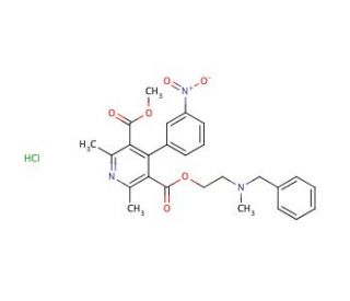 Dehydro Nicardipine Hydrochloride (CAS 1216817-27-4) - chemical structure image