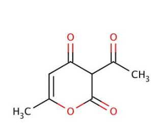 Dehydroacetic acid (CAS 520-45-6) - chemical structure image