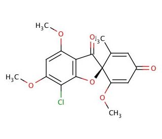Dehydrogriseofulvin - chemical structure image
