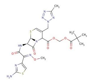 &Delta;2-Cefteram Pivoxil (CAS 104712-44-9) - chemical structure image