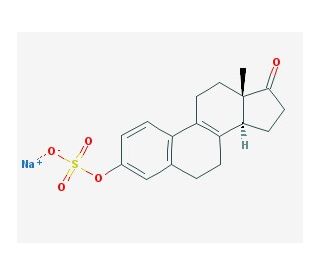 Δ8,9-Dehydro Estrone 3-Sulfate Sodium Salt (CAS 61612-83-7) - chemical structure image