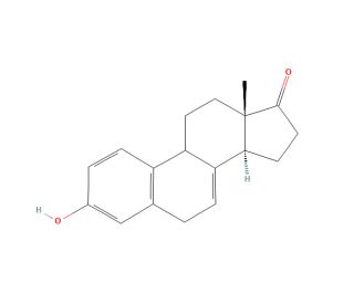 &Delta;8,9-Dehydro Estrone (CAS 474-87-3) - chemical structure image