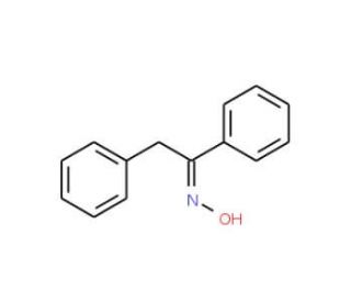 Deoxybenzoin Oxime (CAS 26306-06-9) - chemical structure image