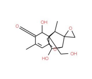 Deoxynivalenol-<sup>13</sup>C15 solution (CAS 911392-36-4) - chemical structure image