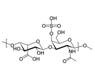 Dermatan Sulfate (CAS 54328-33-5) - chemical structure image
