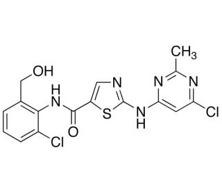Des-6-[4-(2-hydroxyethyl)-1-piperazinyl]-6-chloro Dasatinib (CAS 910297-71-1) - chemical structure image